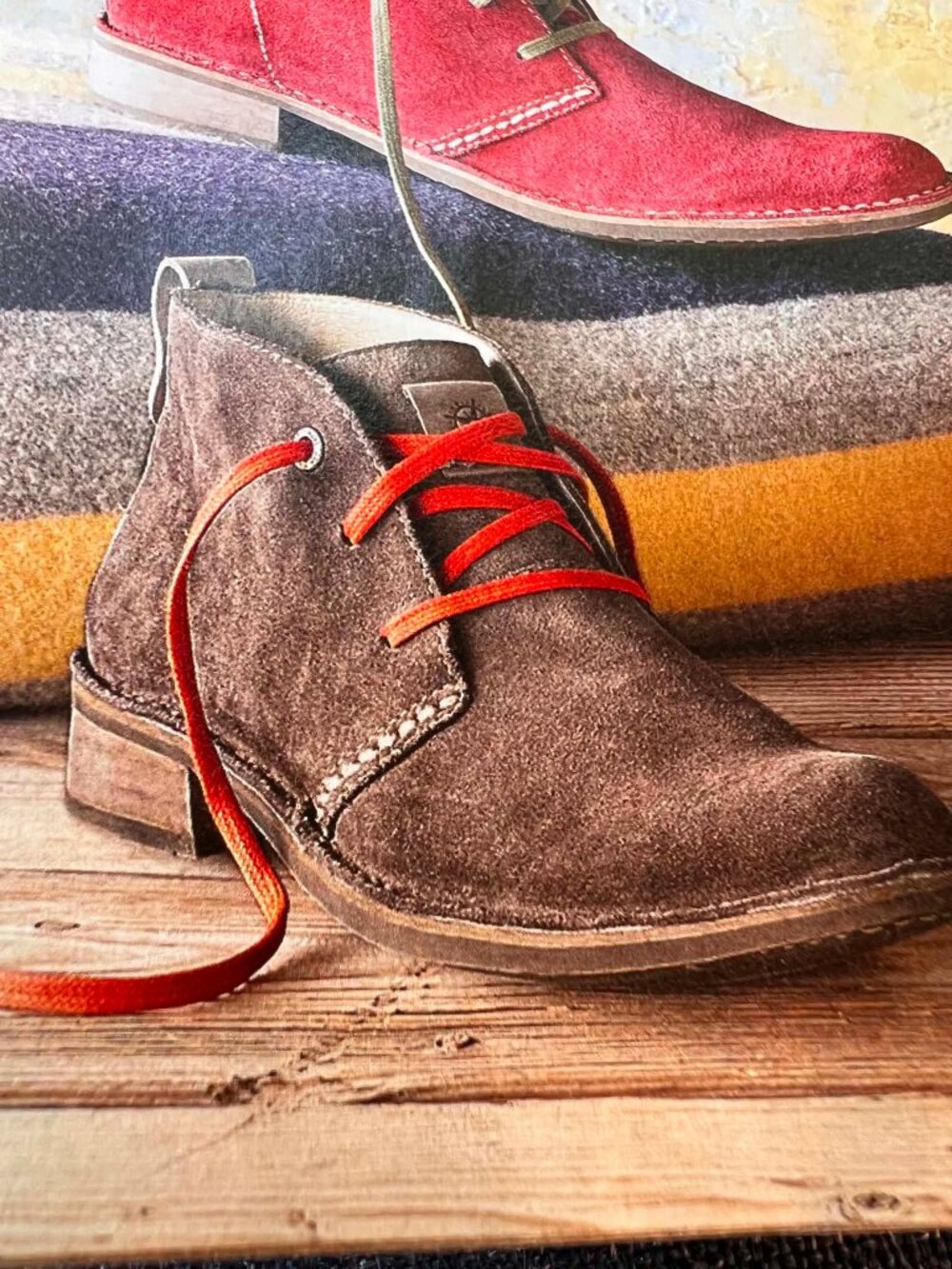 Sundance Catalog Bussola Sevilla Chukka Boots Fossil Sz 39 8/8.5